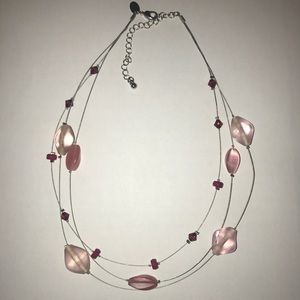 Pink Beaded Necklace